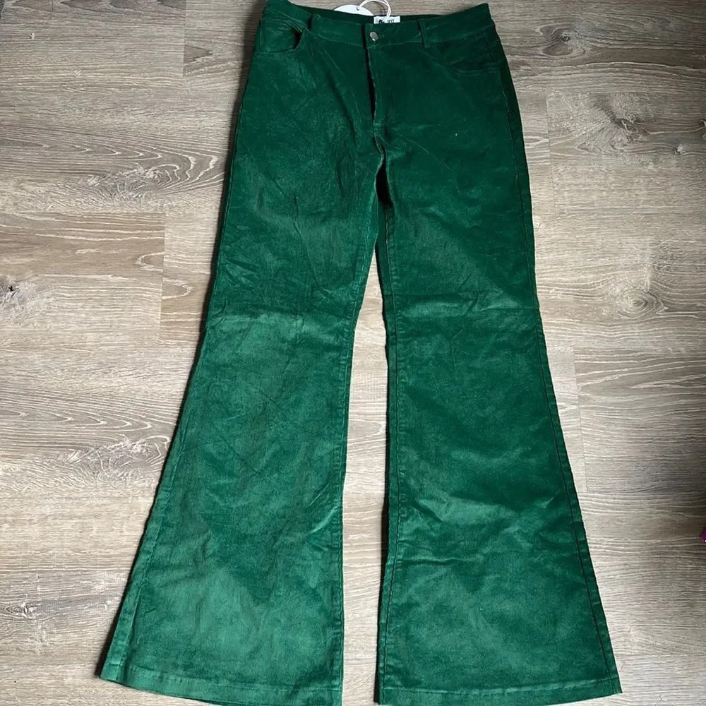 NEW Princess Polly NADIA PANTS GREEN - Picture 2 of 13